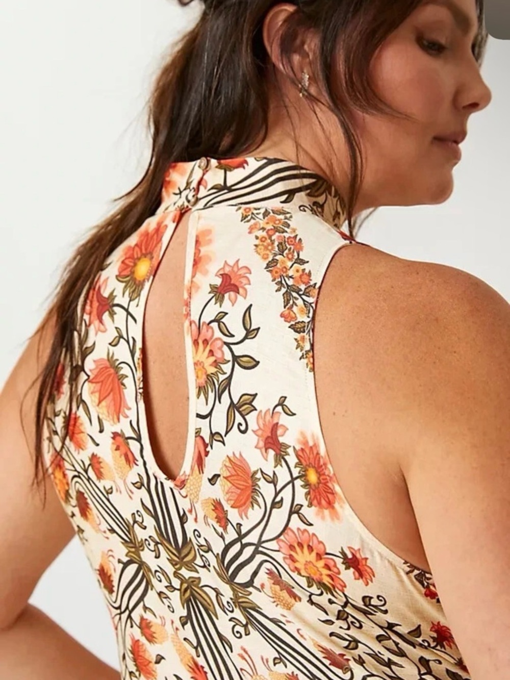 FARM Rio Halter Maxi Dress Floral Pattern - Picture 2 of 11